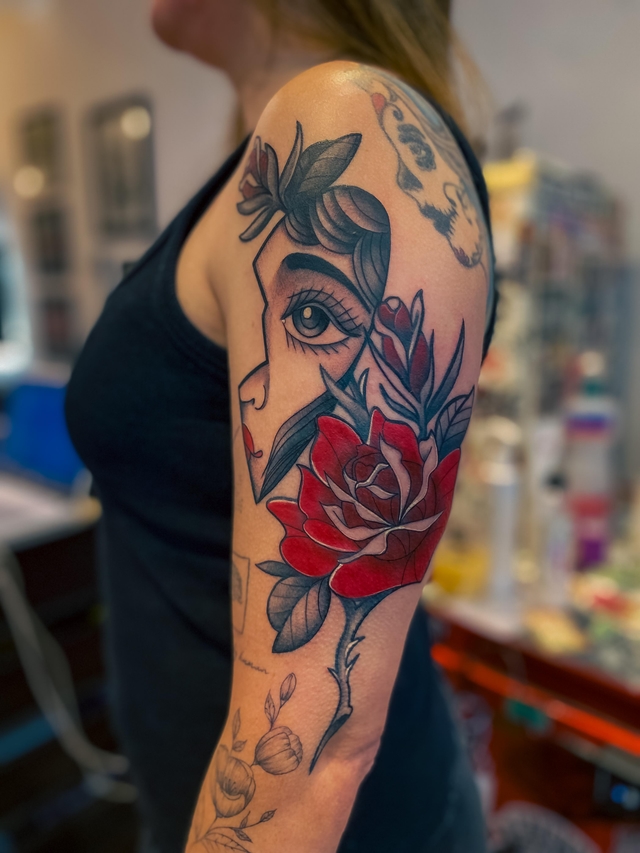 Tatuagem floral